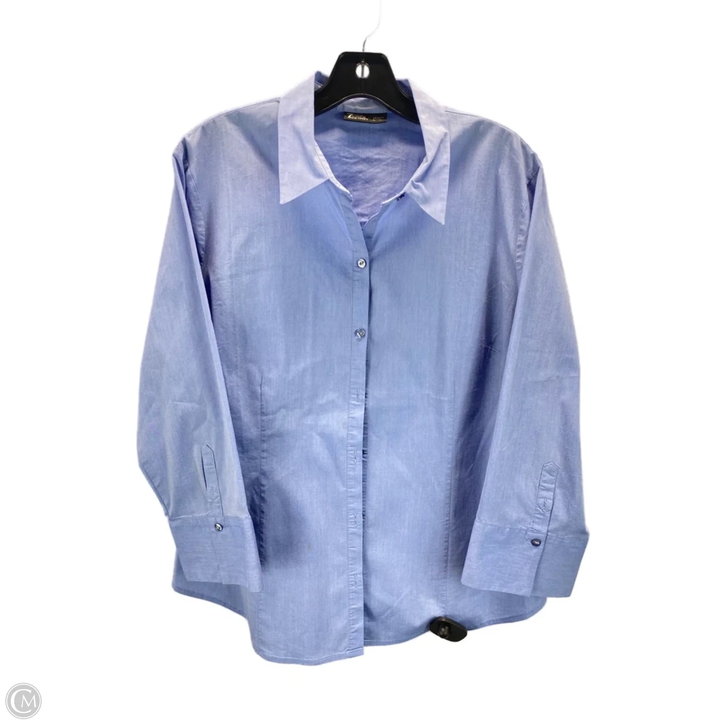 Top Long Sleeve By New York And Co In Blue, Size: Xl