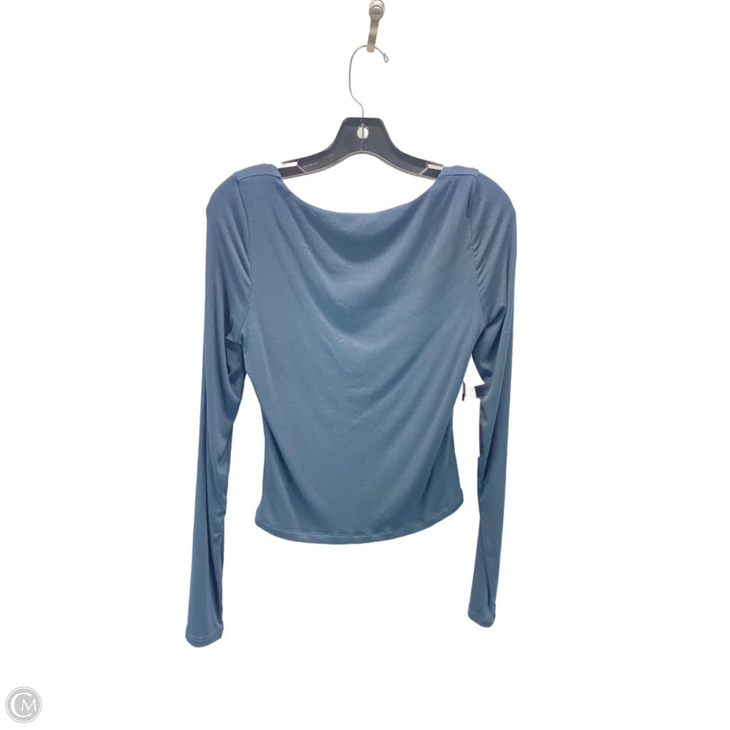 Top Long Sleeve By Clothes Mentor In Navy, Size: L