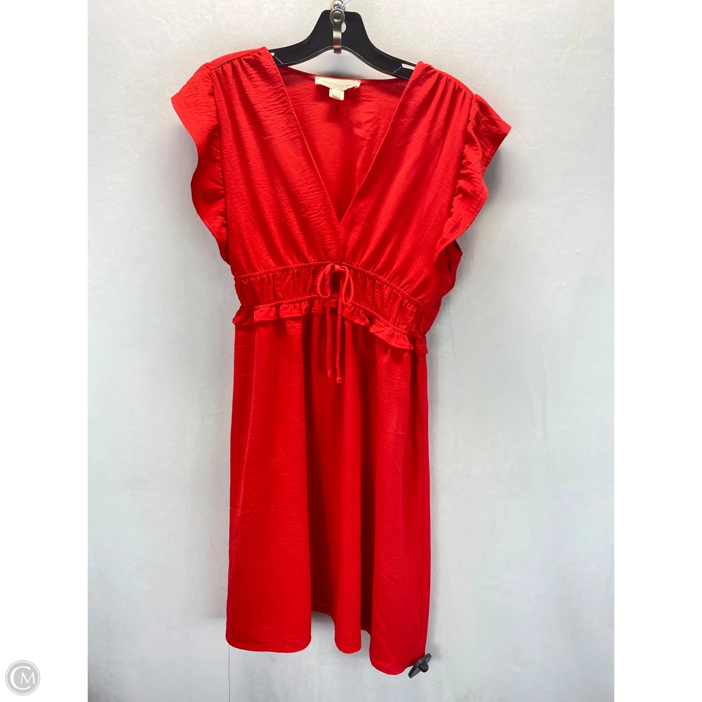 Dress Casual Midi By Monteau In Red, Size: S