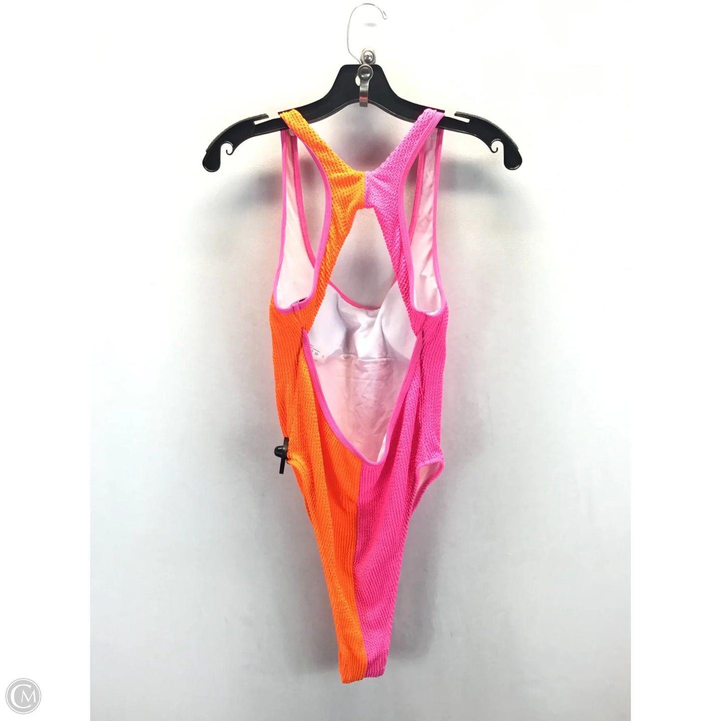 Swimsuit By Shein In Orange & Pink, Size: L