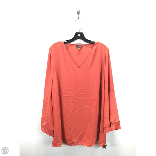 Top Long Sleeve By Alfani In Orange, Size: 18