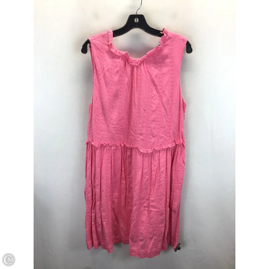 Dress Casual Midi By Draper James In Pink, Size: Xl