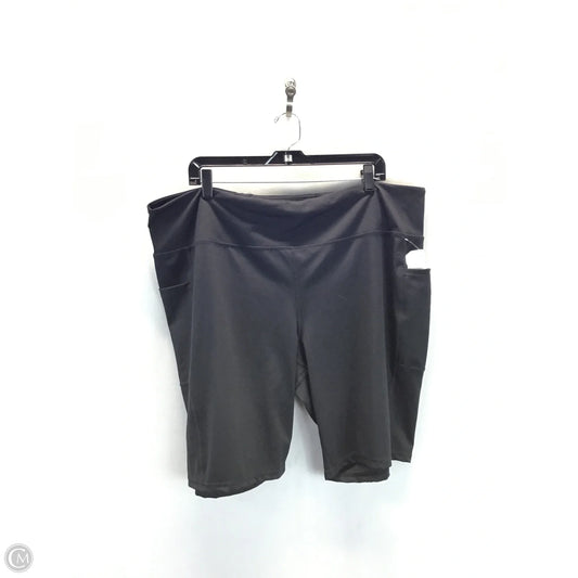 Athletic Shorts By Xersion In Black, Size: 3x