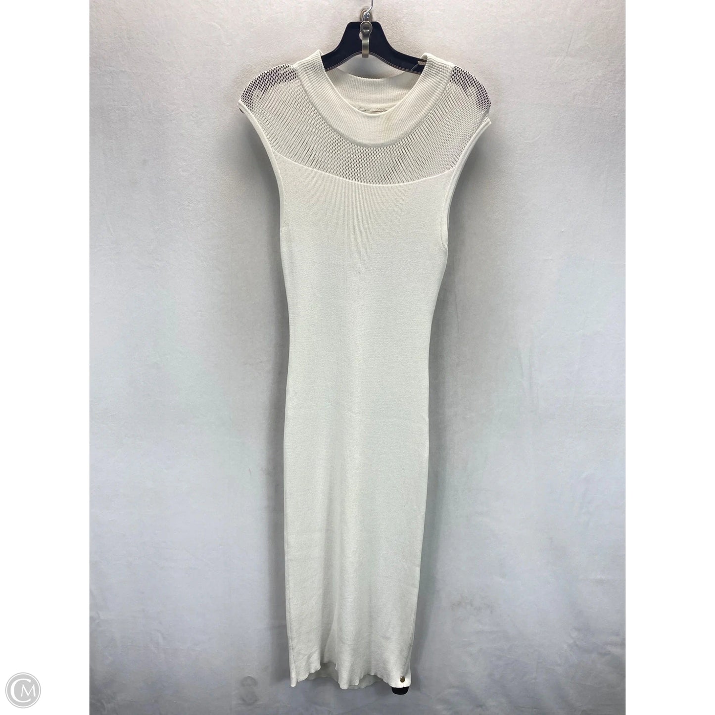Dress Casual Midi By New York And Co In White, Size: S