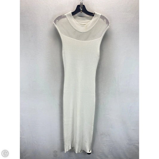 Dress Casual Midi By New York And Co In White, Size: S