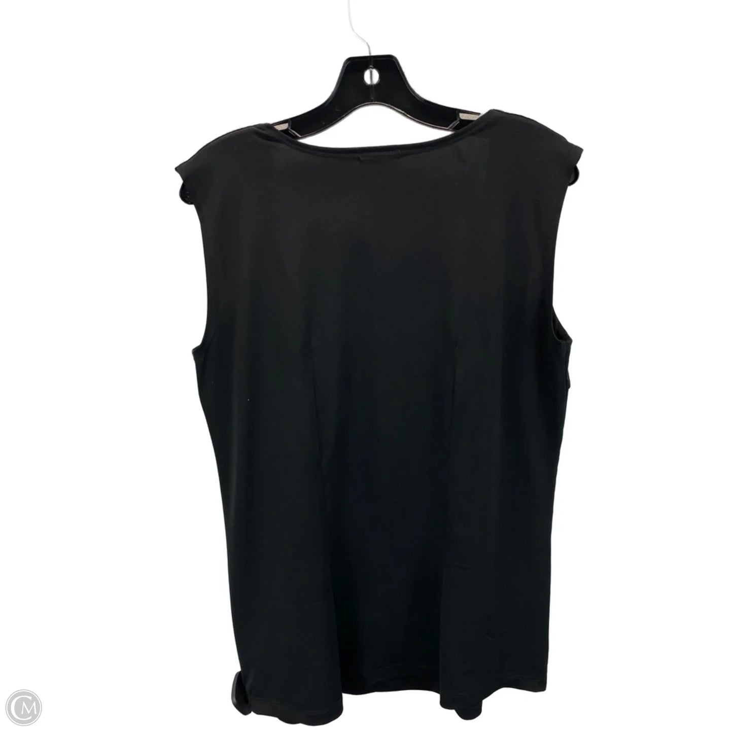 Top Sleeveless By Clothes Mentor In Black, Size: L