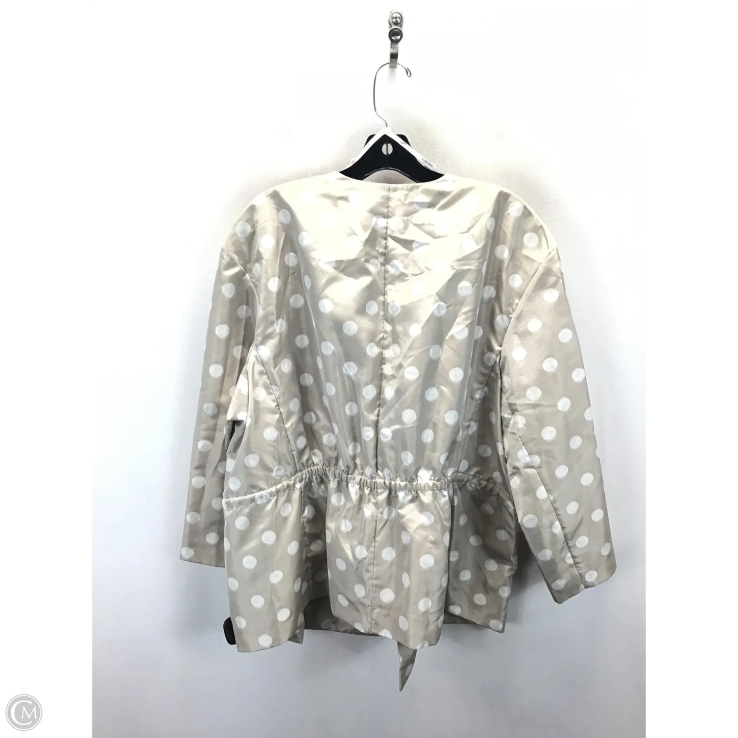 Blazer By Anne Klein In Tan & White, Size: 1x
