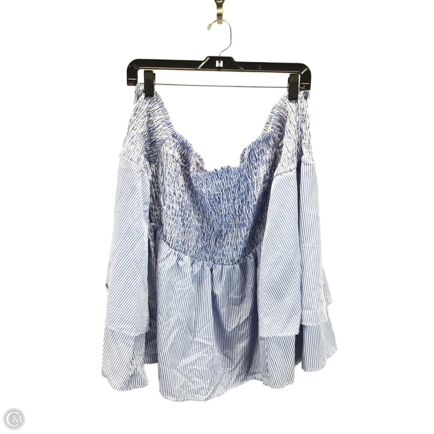 Top Long Sleeve By Forever 21 In Striped Pattern, Size: 2x