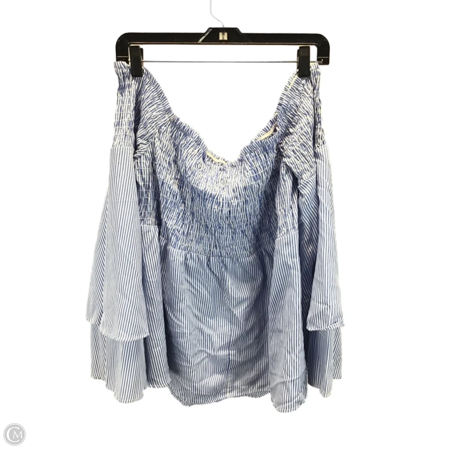 Top Long Sleeve By Forever 21 In Striped Pattern, Size: 2x