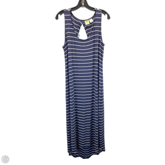 Dress Casual Maxi By C And C In Striped Pattern, Size: L