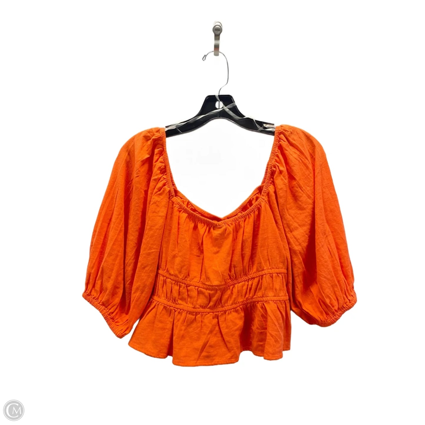 Top 3/4 Sleeve By A New Day In Orange, Size: M