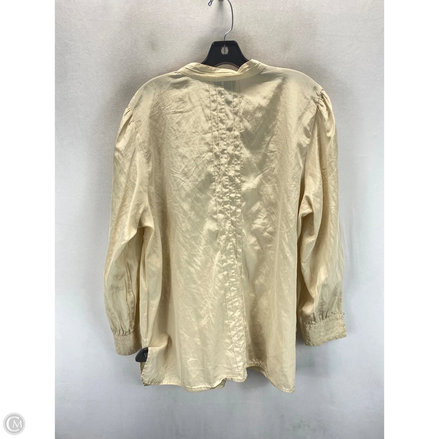 Top Long Sleeve By Lane Bryant In Beige, Size: 1x