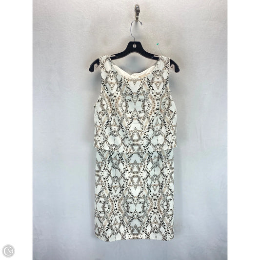Dress Casual Midi By Banana Republic In Multi-colored, Size: 10