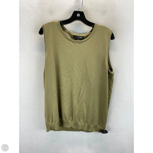 Top Sleeveless By August Silk In Green, Size: 1x