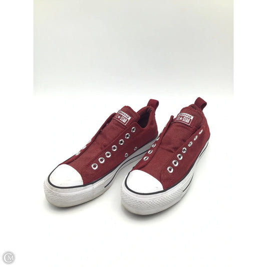 Shoes Sneakers By Converse In Red, Size: 9.5