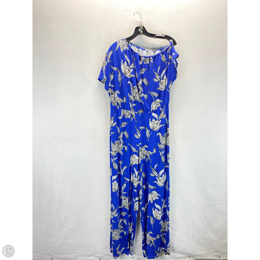 Jumpsuit By Clothes Mentor In Blue, Size: 1x