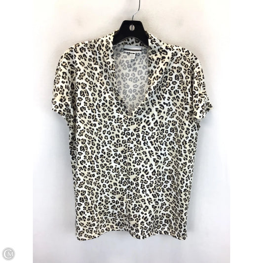 Top Sleeveless By Jules & Leopold In Animal Print, Size: S