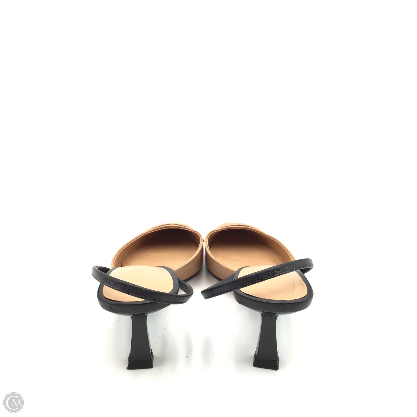 Shoes Heels Kitten By Zara In Black & Tan, Size: 10
