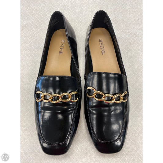 Shoes Flats By Just Fab In Black, Size: 9