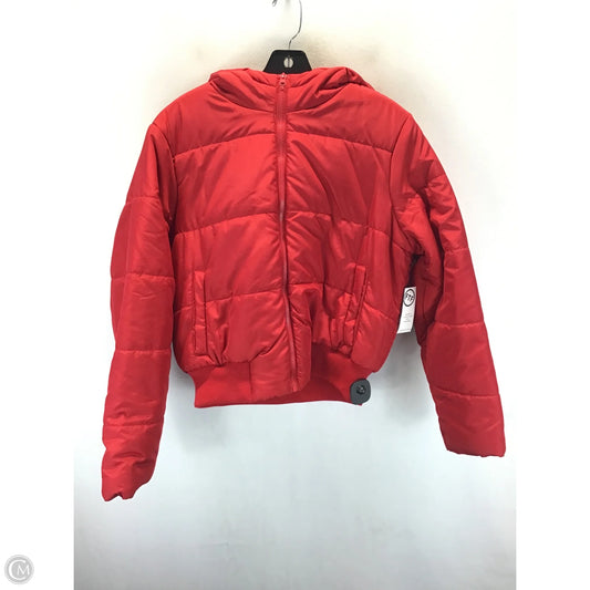 Coat Puffer & Quilted By Fashion To Figure In Red, Size: Xl