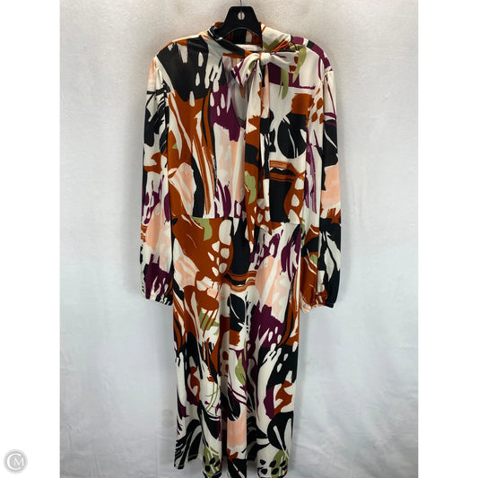 Dress Casual Midi By Eloquii In Multi-colored, Size: 1x