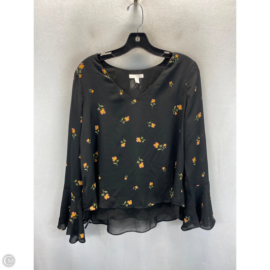 Top Long Sleeve By Lc Lauren Conrad In Black, Size: M