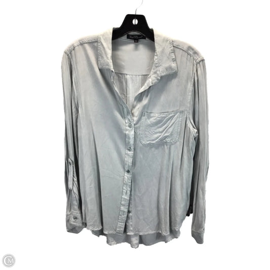 Top Long Sleeve By Velvet Heart In Blue, Size: L