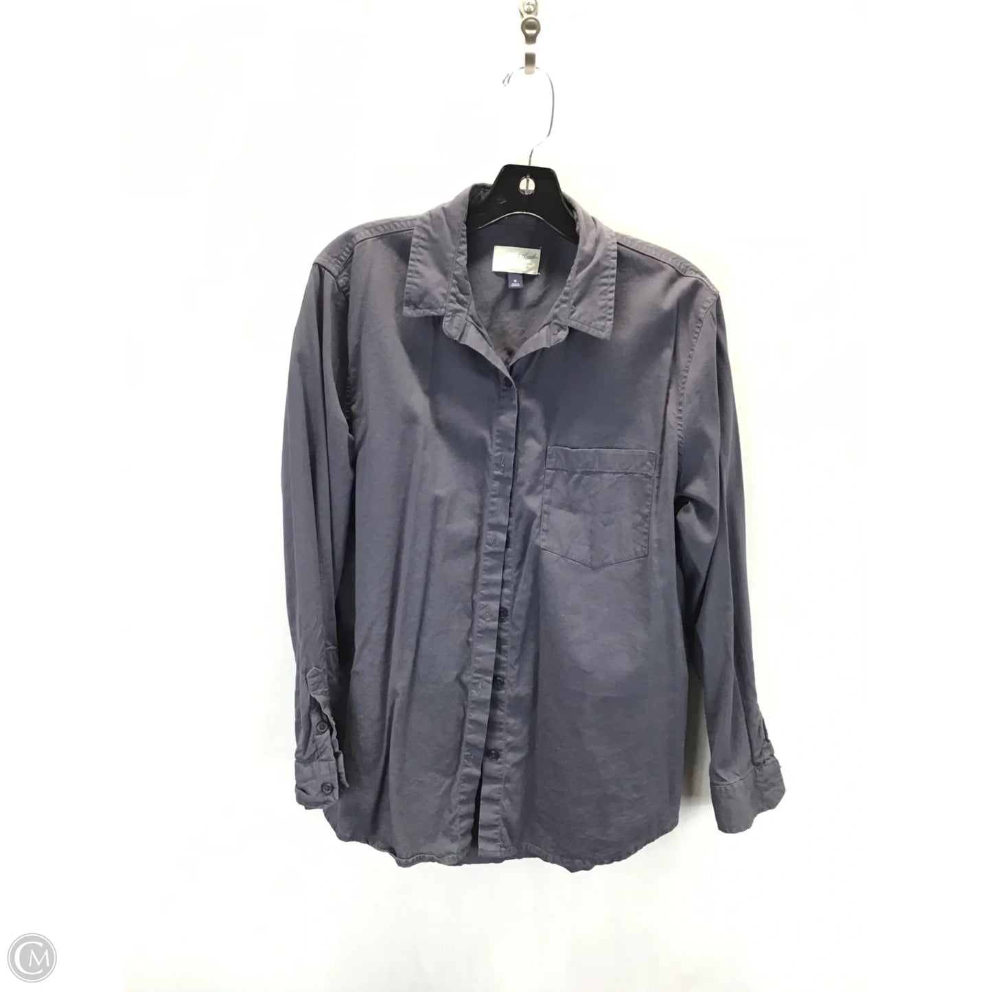 Top Long Sleeve By Universal Thread In Blue, Size: M