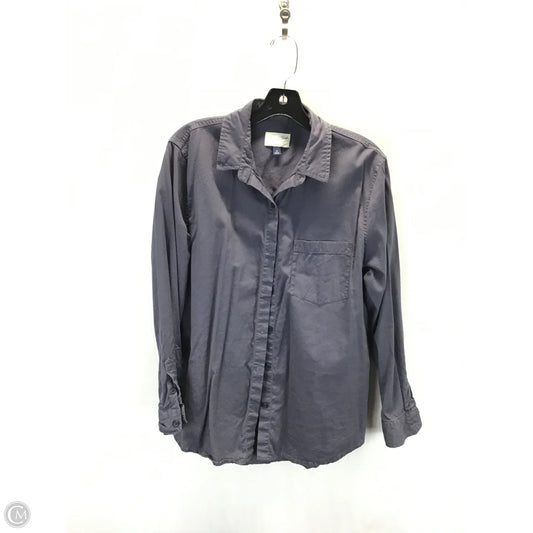 Top Long Sleeve By Universal Thread In Blue, Size: M