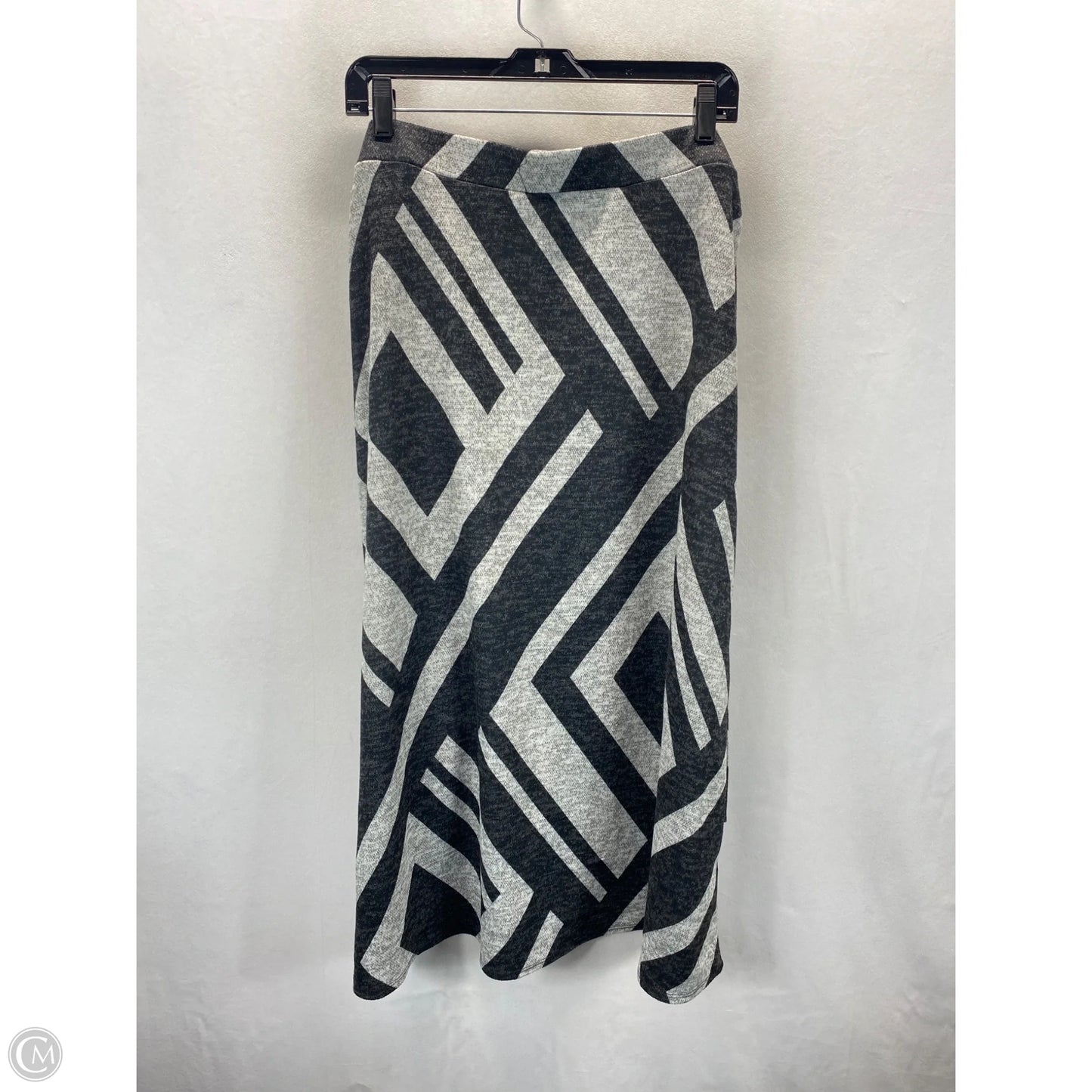 Skirt Midi By Clothes Mentor In Grey, Size: L