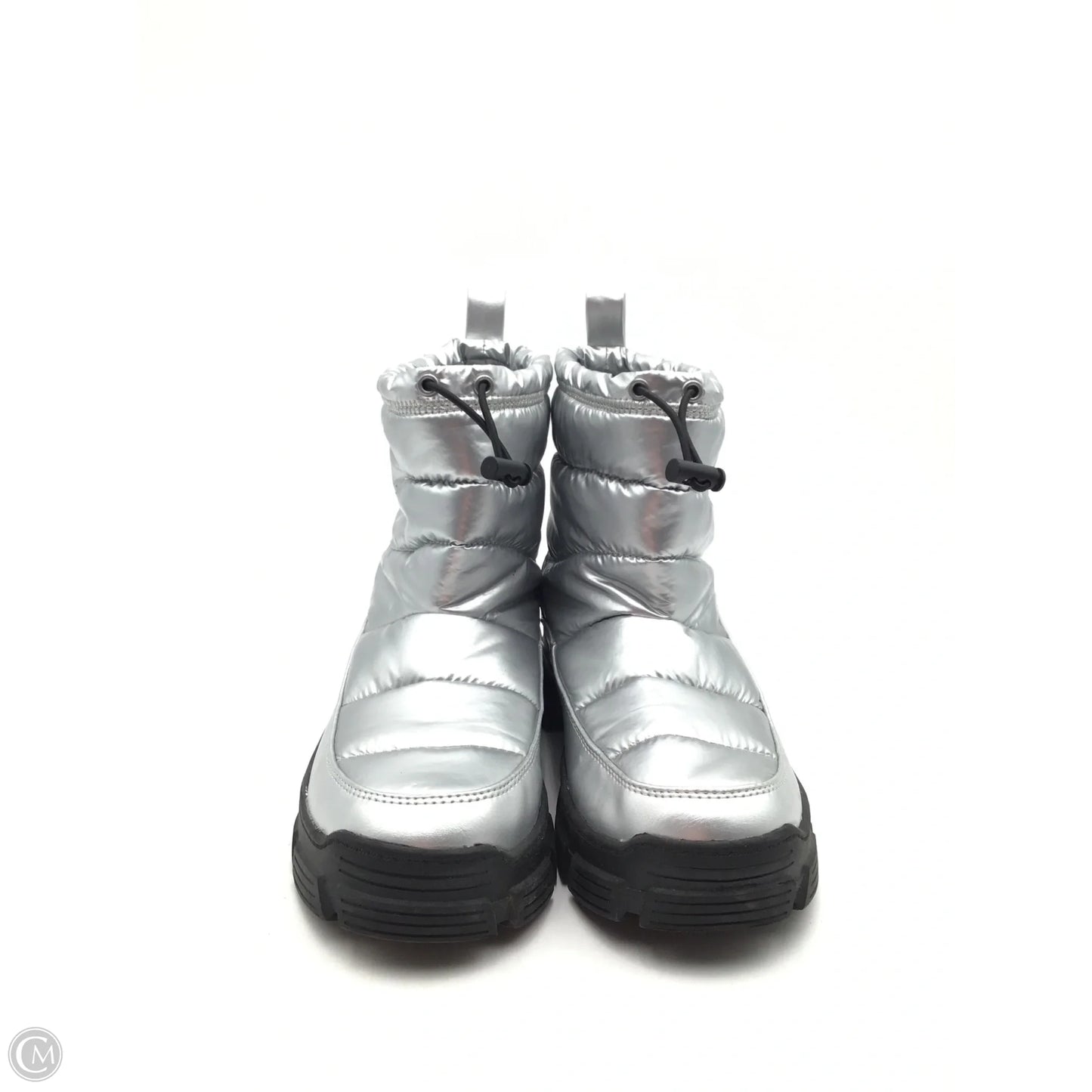 Boots Snow By Calvin Klein In Silver, Size: 8.5