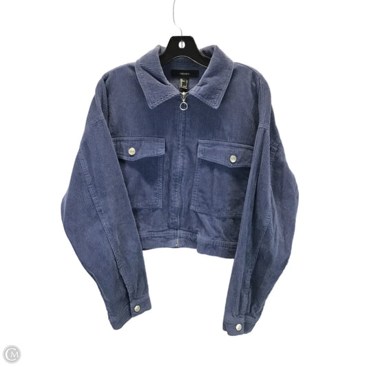 Jacket Other By Forever 21 In Blue, Size: L