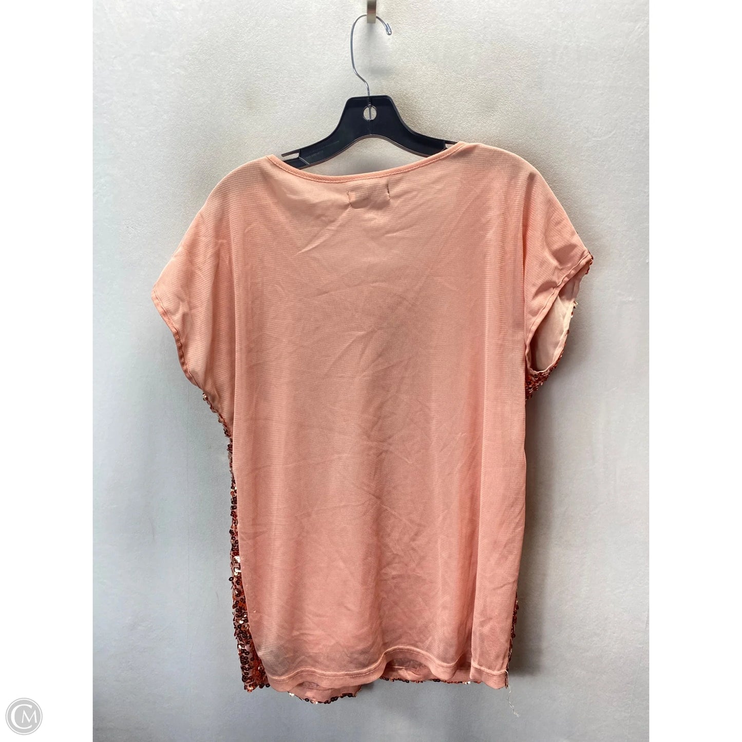 Top Short Sleeve By Clothes Mentor In Pink, Size: L