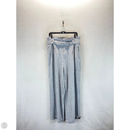Pants Linen By Banana Republic In Striped Pattern, Size: 16