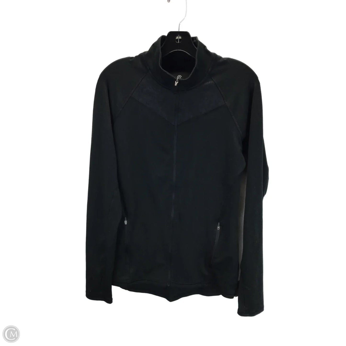 Athletic Jacket By Champion In Black, Size: M