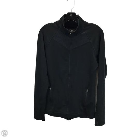 Athletic Jacket By Champion In Black, Size: M