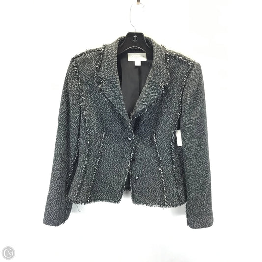 Blazer By Liz Claiborne In Black & White, Size: 10