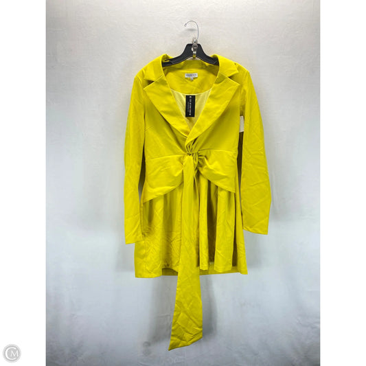 Dress Casual Midi By Fashion Nova In Yellow, Size: L