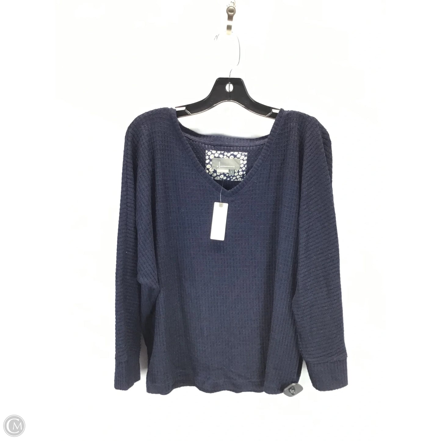 Sweater By Anthropologie In Navy, Size: M