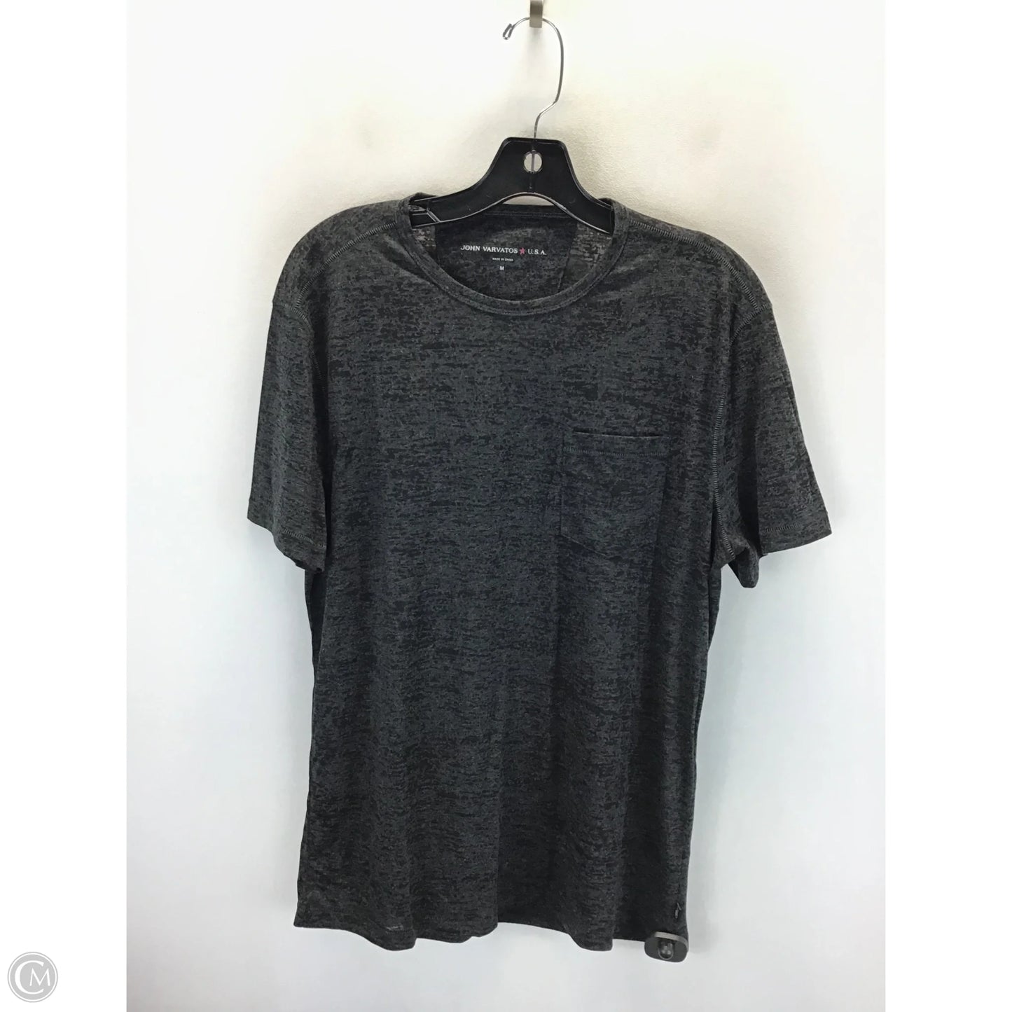 Top Short Sleeve By Clothes Mentor In Black, Size: M