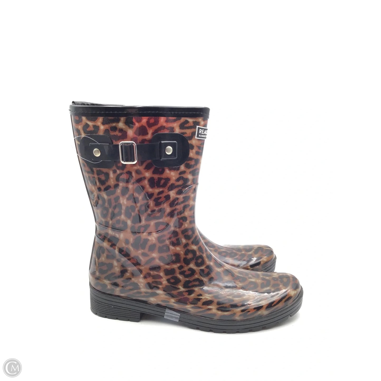 Boots Rain By Kenneth Cole Reaction In Animal Print, Size: 11