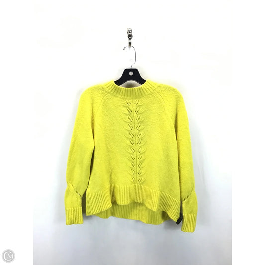 Sweater By Loft In Yellow, Size: Xs