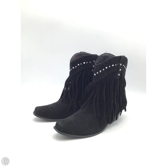 Boots Western By Clothes Mentor In Black, Size: 12