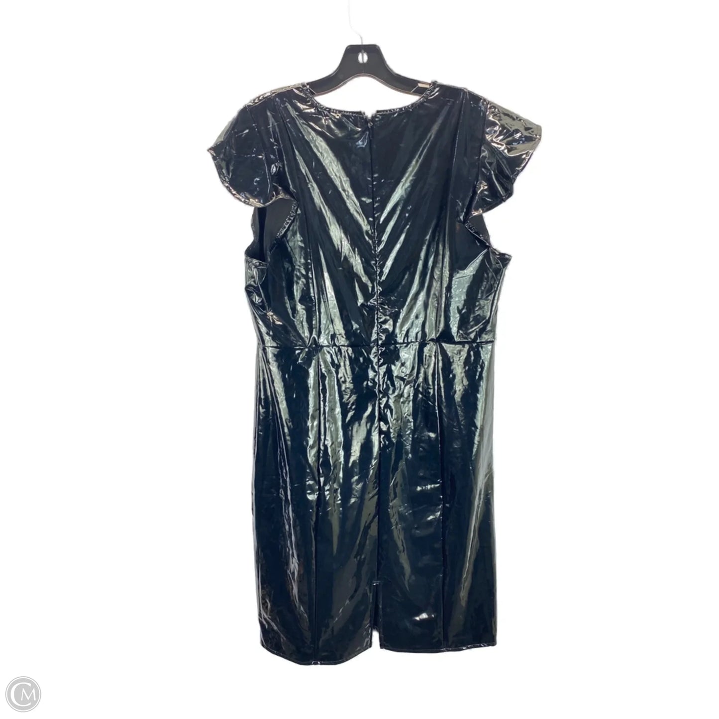 Dress Casual Midi By New York And Co In Black, Size: Xxl