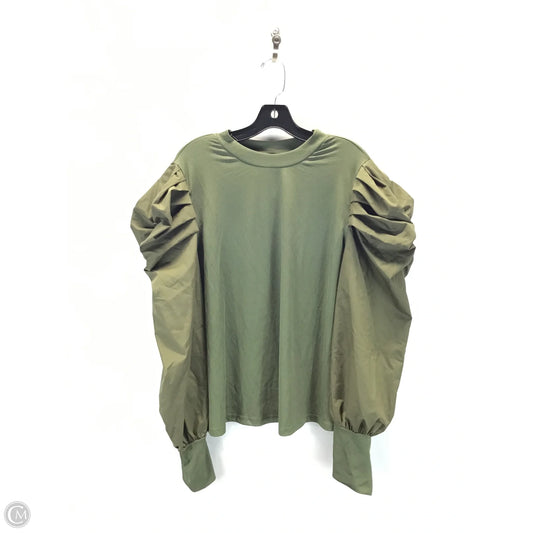 Top Long Sleeve By Clothes Mentor In Green, Size: 3x