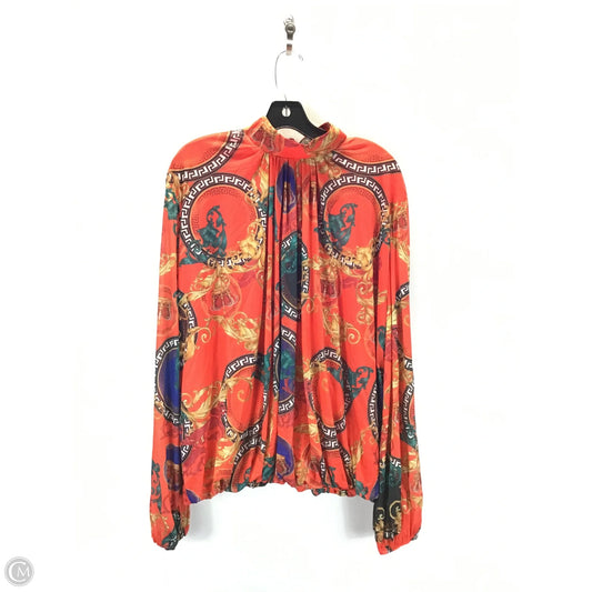 Top Long Sleeve By Clothes Mentor In Red, Size: 3x