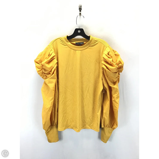 Top Long Sleeve By Clothes Mentor In Yellow, Size: 3x