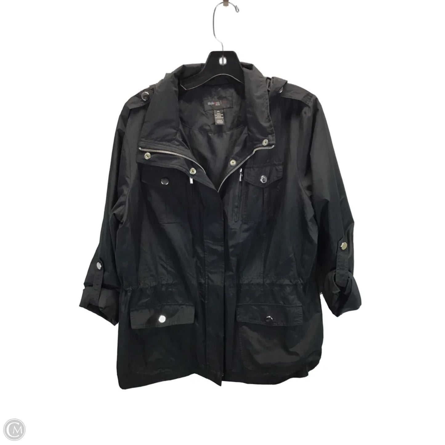 Jacket Other By Style And Co Collection Women In Black, Size: Lp