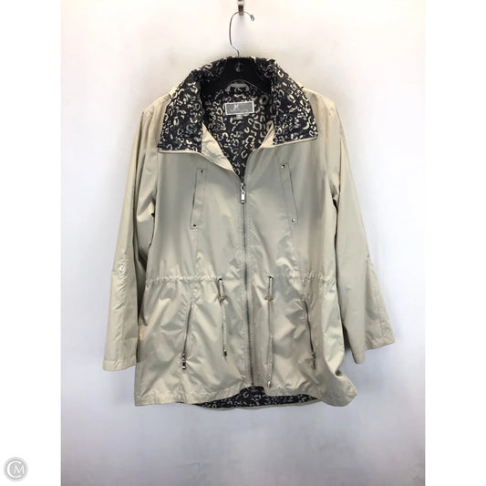 Jacket Moto By Jm Collections In Tan, Size: Mp