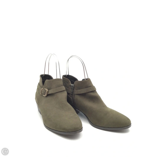 Boots Ankle Heels By St Johns Bay In Green, Size: 8